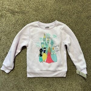 Disney Princess Castle Kids Sweatshirt - Light Purple
